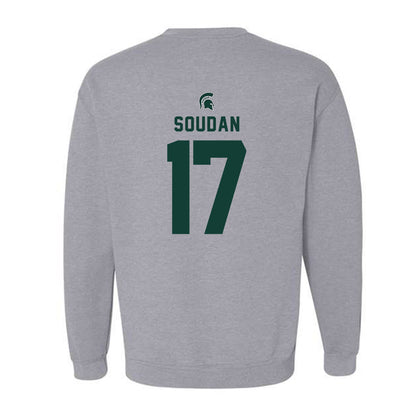 Michigan State - NCAA Men's Soccer : Peter Soudan - Generic Shersey Crewneck Sweatshirt-1