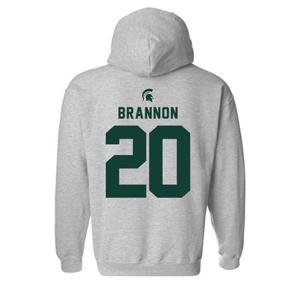 Michigan State - NCAA Softball : Kamryn Brannon - Generic Shersey Hooded Sweatshirt-1
