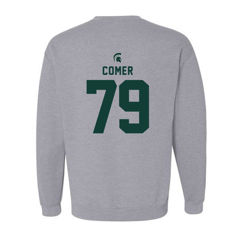 Michigan State - NCAA Football : Tristan Comer - Generic Shersey Crewneck Sweatshirt-1