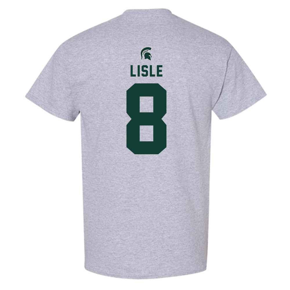 Michigan State - NCAA Football : Trey Lisle - Generic Shersey T-Shirt-1