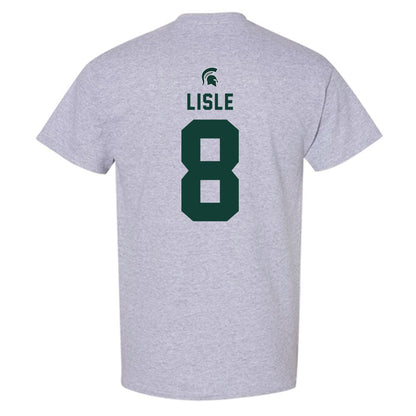 Michigan State - NCAA Football : Trey Lisle - Generic Shersey T-Shirt-1