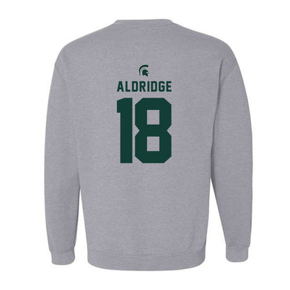 Michigan State - NCAA Baseball : Gunner Aldridge - Generic Shersey Crewneck Sweatshirt