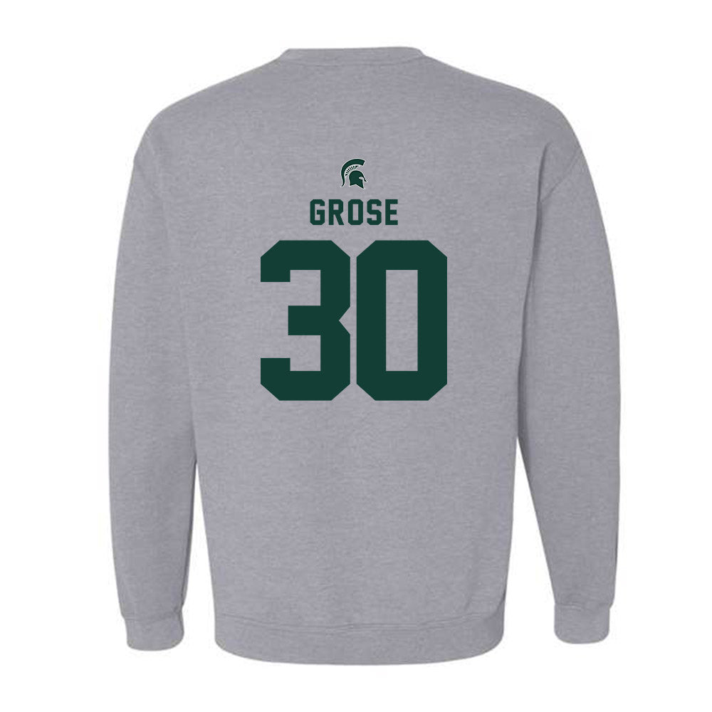 Michigan State - NCAA Football : Aveon Grose - Generic Shersey Crewneck Sweatshirt