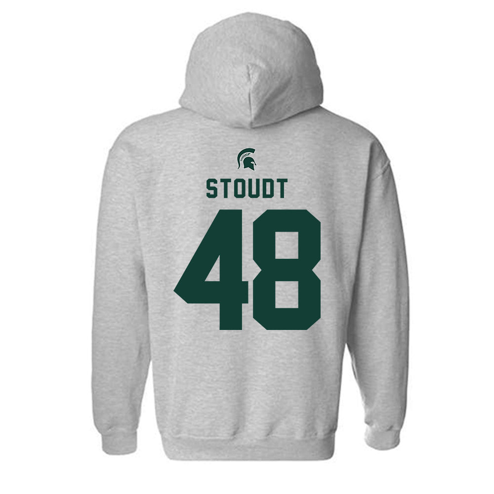 Michigan State - NCAA Softball : Reagan Stoudt - Generic Shersey Hooded Sweatshirt-1