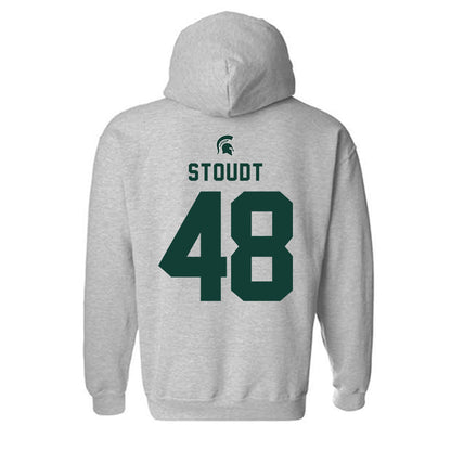 Michigan State - NCAA Softball : Reagan Stoudt - Generic Shersey Hooded Sweatshirt-1