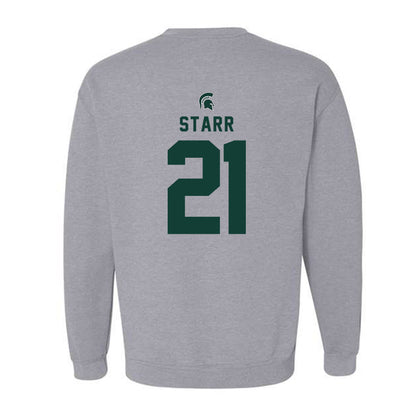 Michigan State - NCAA Softball : Alex Starr - Generic Shersey Crewneck Sweatshirt-1