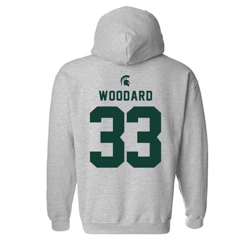 Michigan State - NCAA Women's Basketball : Juliann Woodard - Generic Shersey Hooded Sweatshirt