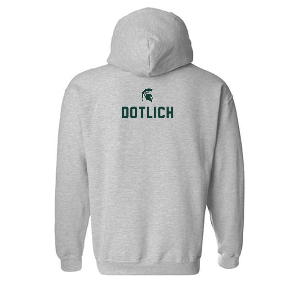 Michigan State - NCAA Cheerleading : Milan Dotlich - Generic Shersey Hooded Sweatshirt-1