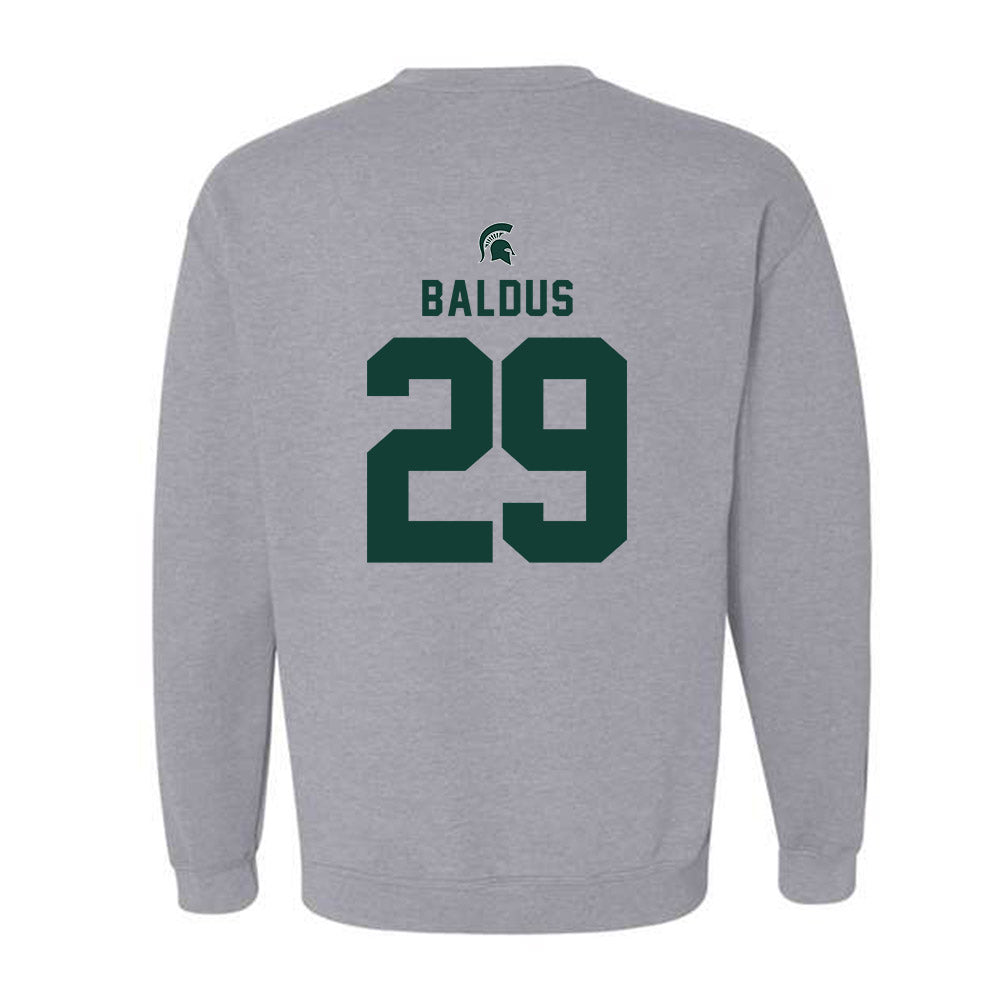 Michigan State - NCAA Women's Soccer : Addison Baldus - Generic Shersey Crewneck Sweatshirt-1