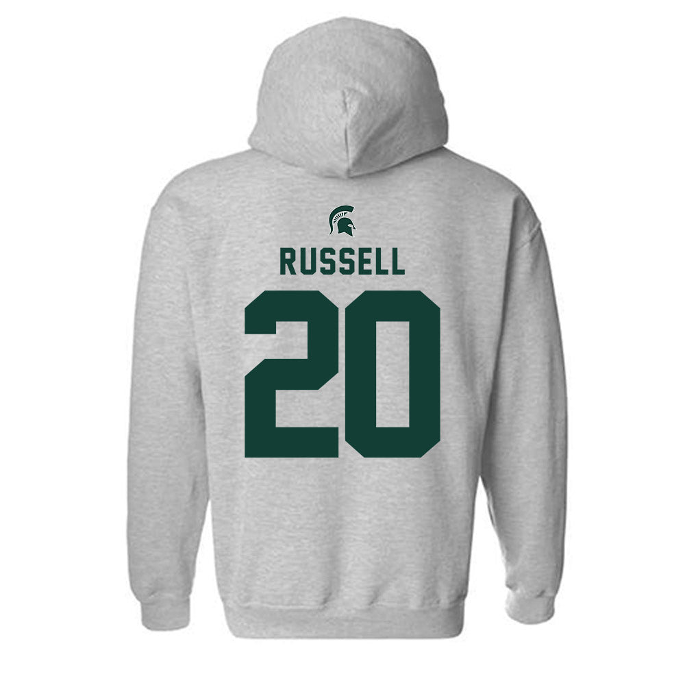 Michigan State - NCAA Men's Ice Hockey : Daniel Russell - Generic Shersey Hooded Sweatshirt