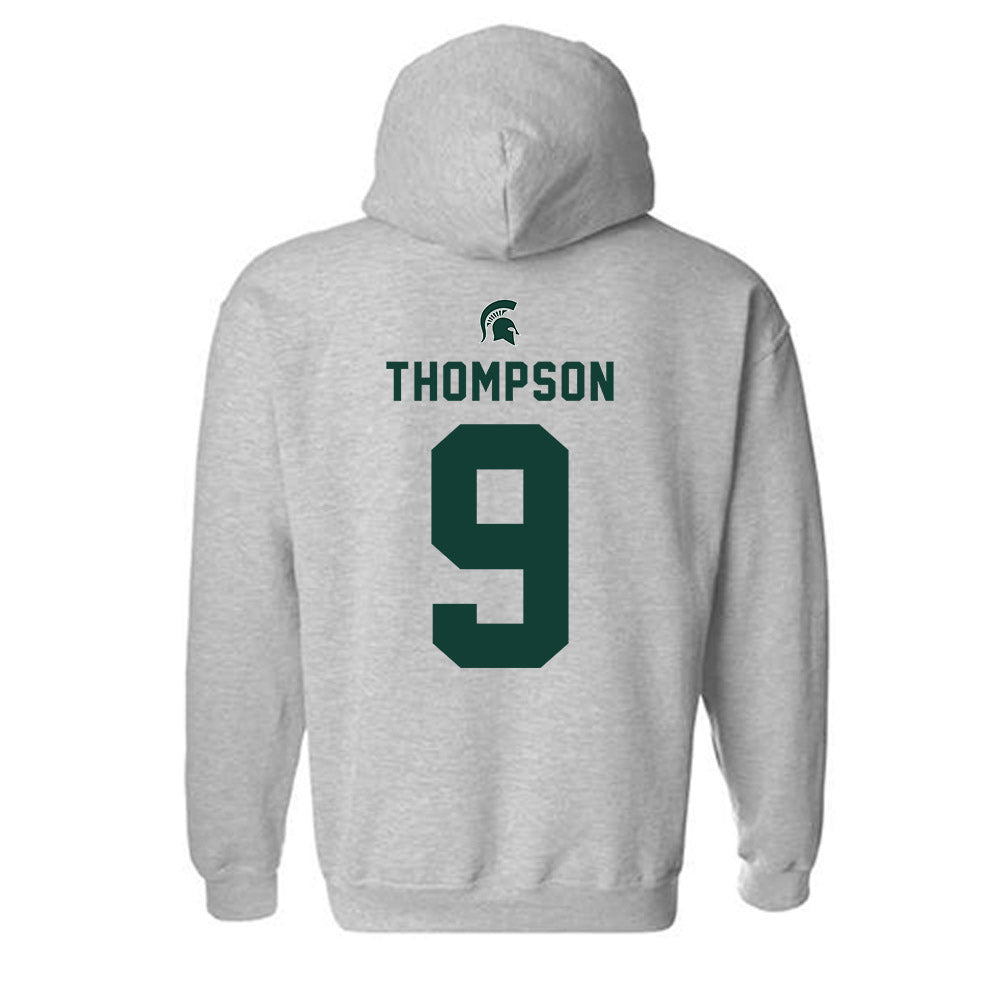 Michigan State - NCAA Football : Keahnist Thompson - Generic Shersey Hooded Sweatshirt-1