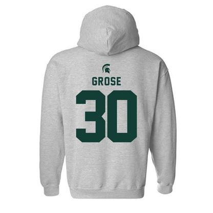 Michigan State - NCAA Football : Aveon Grose - Generic Shersey Hooded Sweatshirt