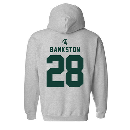Michigan State - NCAA Women's Volleyball : Alanna Bankston - Generic Shersey Hooded Sweatshirt-1