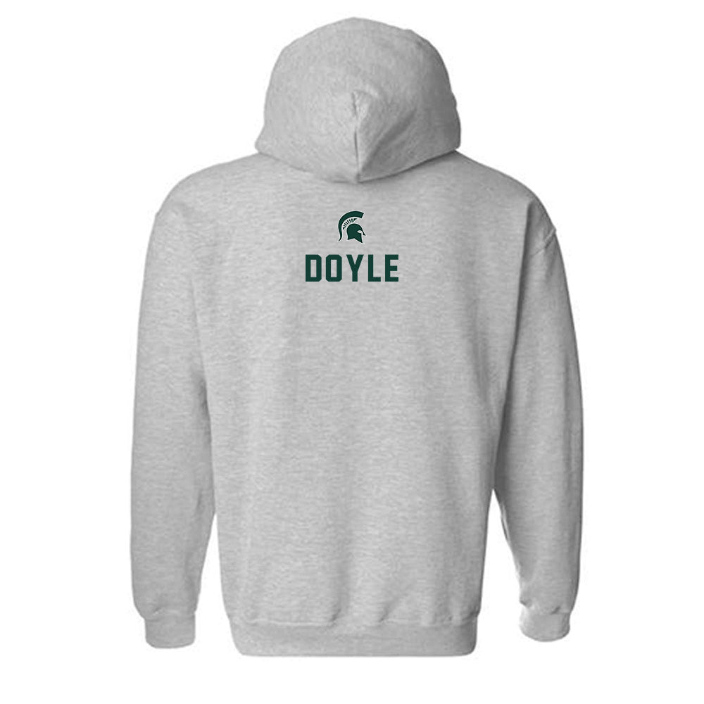 Michigan State - NCAA Women's Gymnastics : Amy Doyle - Generic Shersey Hooded Sweatshirt-1
