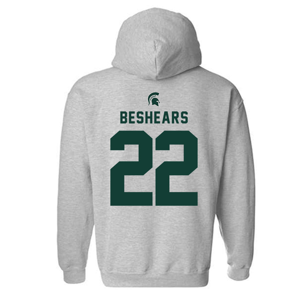 Michigan State - NCAA Softball : Britain Beshears - Generic Shersey Hooded Sweatshirt