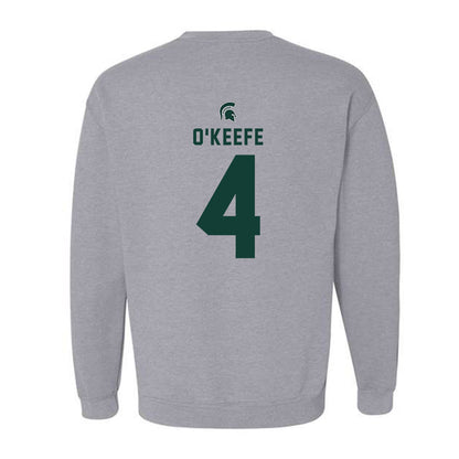 Michigan State - NCAA Men's Soccer : Conner O'Keefe - Generic Shersey Crewneck Sweatshirt-1