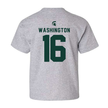 Michigan State - NCAA Football : Zachary Washington - Generic Shersey Youth T-Shirt-1