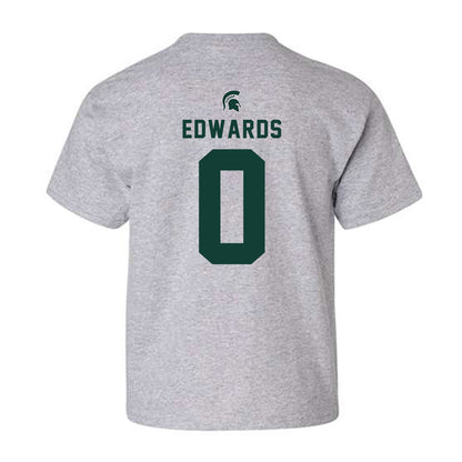 Michigan State - NCAA Football : Cam Edwards - Generic Shersey Youth T-Shirt-1