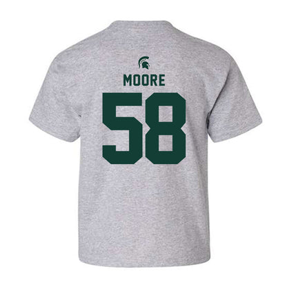 Michigan State - NCAA Football : Conner Moore - Generic Shersey Youth T-Shirt-1