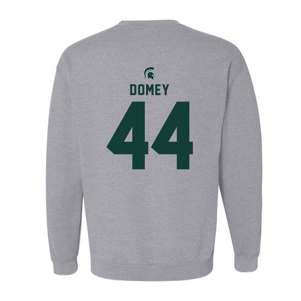 Michigan State - NCAA Baseball : Isaiah Domey - Generic Shersey Crewneck Sweatshirt-1