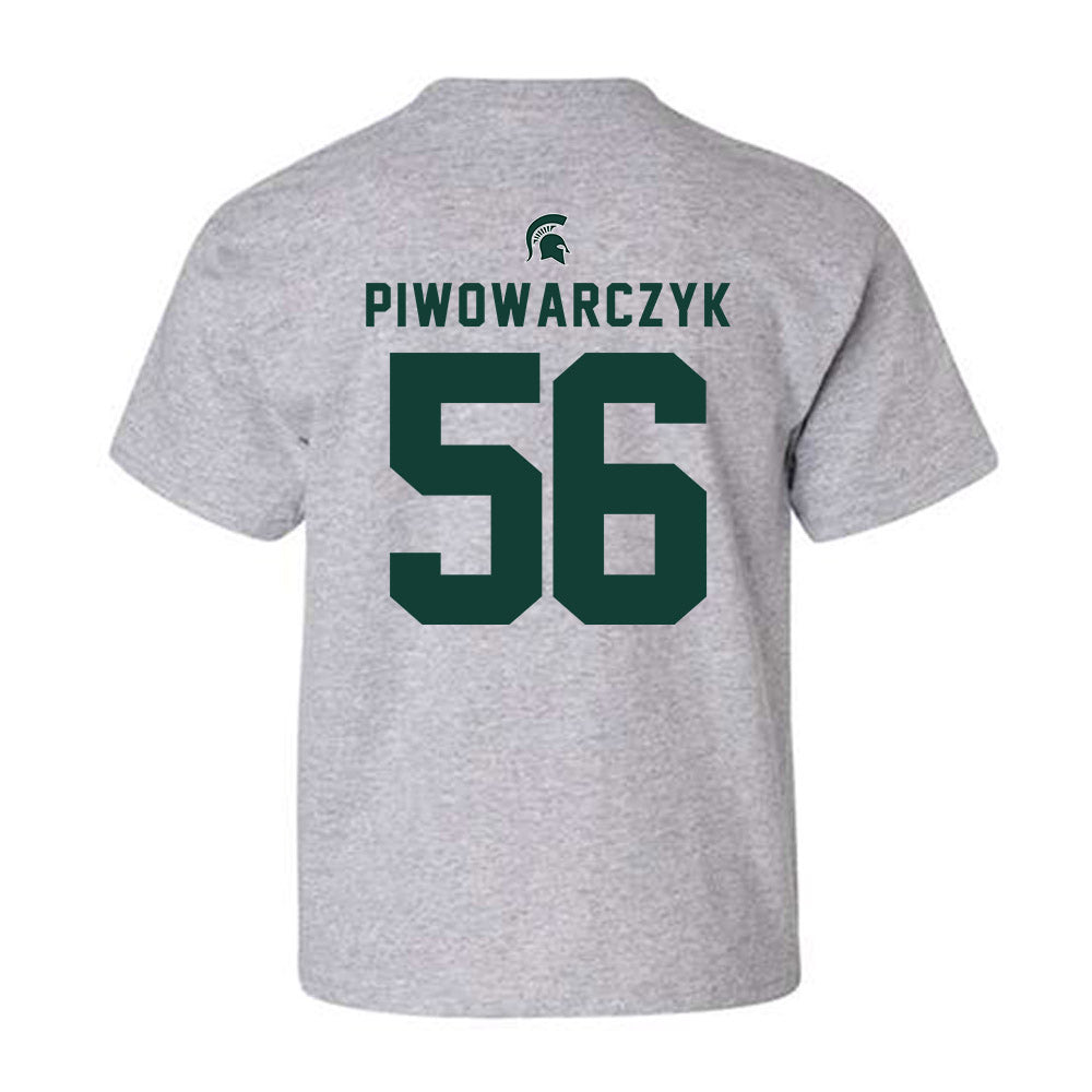 Michigan State - NCAA Football : Chris Piwowarczyk - Generic Shersey Youth T-Shirt-1
