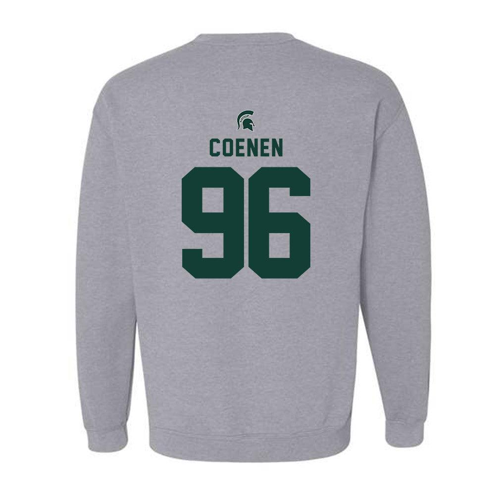 Michigan State - NCAA Football : Eli Coenen - Generic Shersey Crewneck Sweatshirt-1