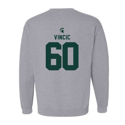 Michigan State - NCAA Football : Luka Vincic - Generic Shersey Crewneck Sweatshirt-1