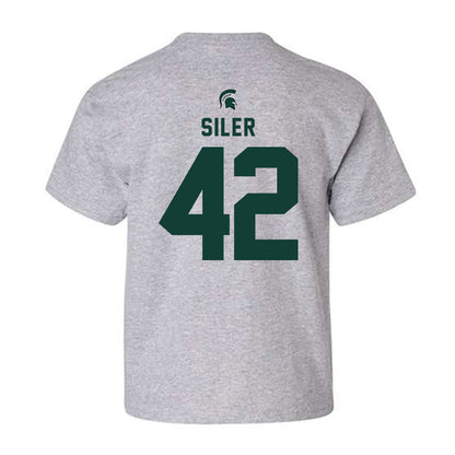 Michigan State - NCAA Baseball : Andrew Siler - Generic Shersey Youth T-Shirt-1