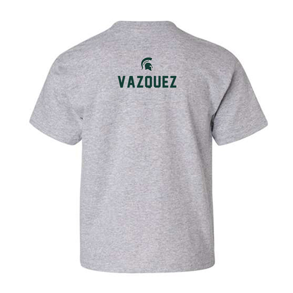 Michigan State - NCAA Cheerleading : Xavier Vazquez - Generic Shersey Youth T-Shirt-1