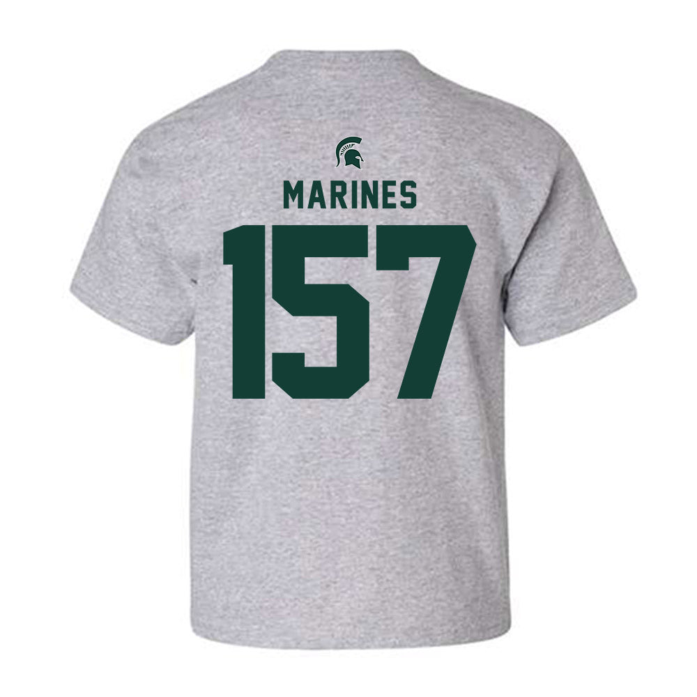 Michigan State - NCAA Wrestling : Darius Marines - Generic Shersey Youth T-Shirt-1