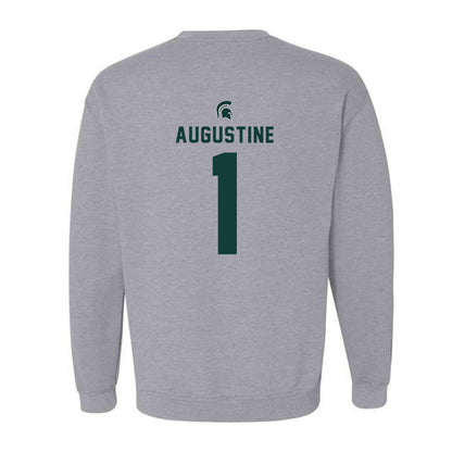 Michigan State - NCAA Men's Ice Hockey : Trey Augustine - Generic Shersey Crewneck Sweatshirt