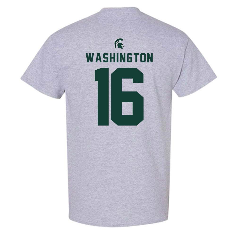 Michigan State - NCAA Football : Zachary Washington - Generic Shersey T-Shirt-1