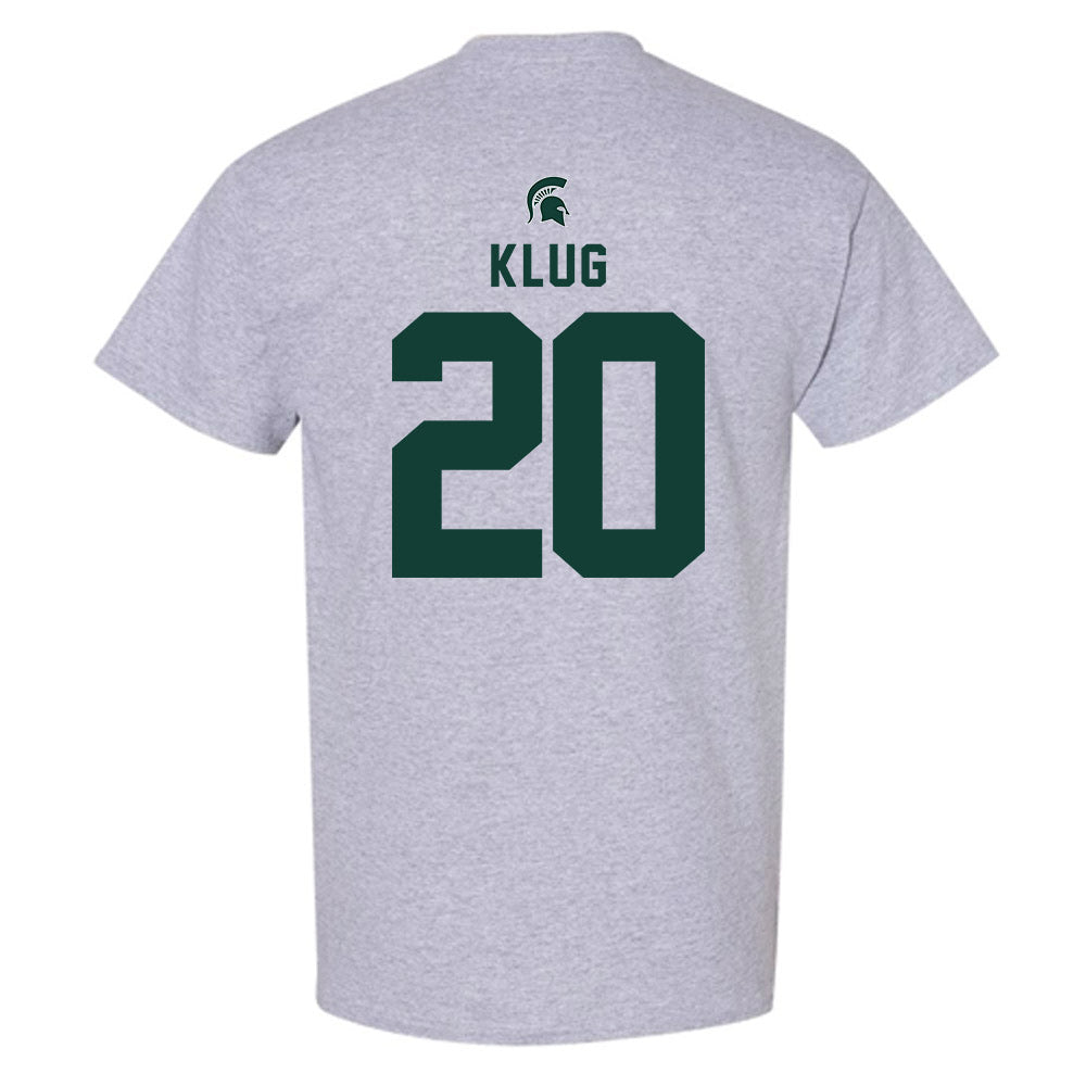 Michigan State - NCAA Baseball : Joshua Klug - Generic Shersey T-Shirt-1