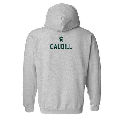 Michigan State - NCAA Football : Joe Caudill - Generic Shersey Hooded Sweatshirt-1
