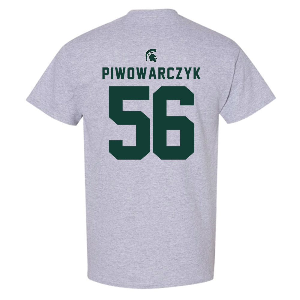 Michigan State - NCAA Football : Chris Piwowarczyk - Generic Shersey T-Shirt-1