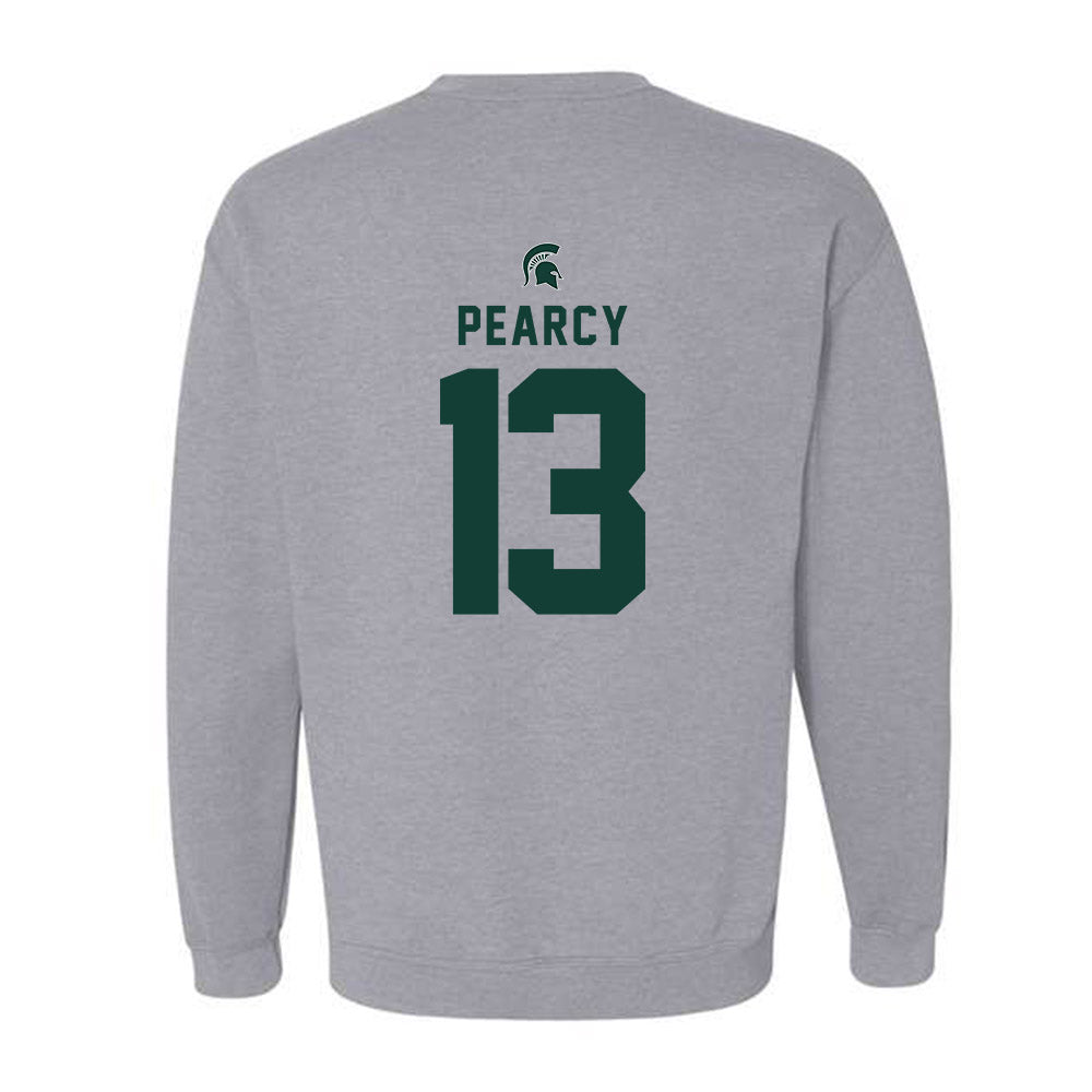 Michigan State - NCAA Women's Soccer : LJ Pearcy - Generic Shersey Crewneck Sweatshirt-1