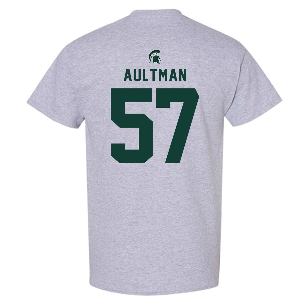 Michigan State - NCAA Football : Hudson Aultman - Generic Shersey T-Shirt-1