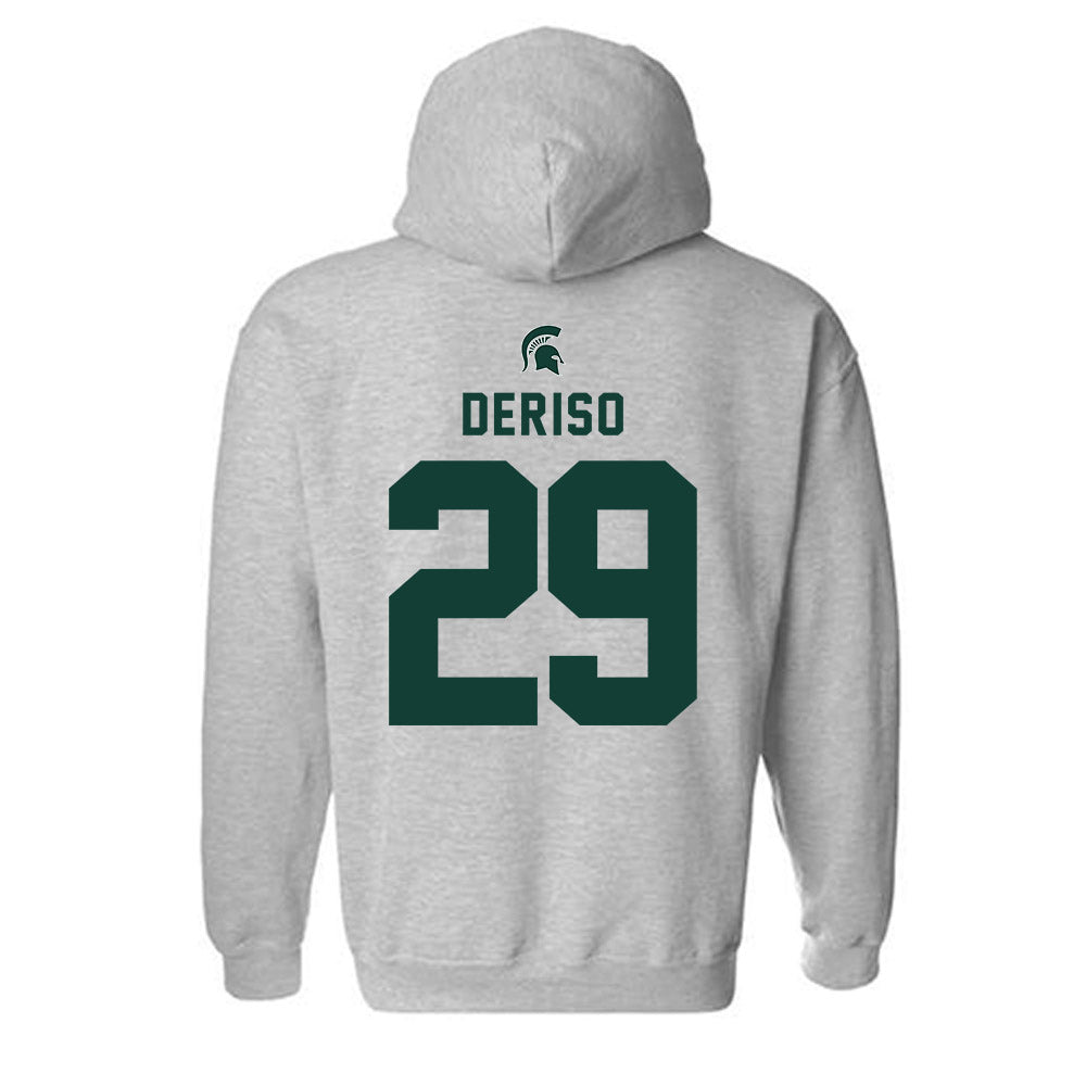 Michigan State - NCAA Football : KJ Deriso - Generic Shersey Hooded Sweatshirt-1