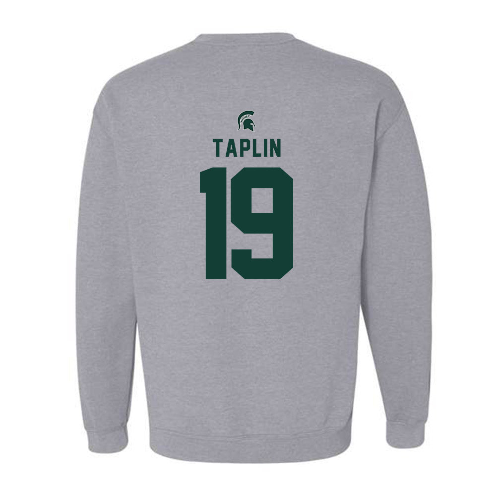 Michigan State - NCAA Football : Charles Taplin - Generic Shersey Crewneck Sweatshirt-1