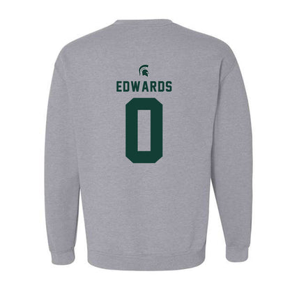 Michigan State - NCAA Football : Cam Edwards - Generic Shersey Crewneck Sweatshirt-1
