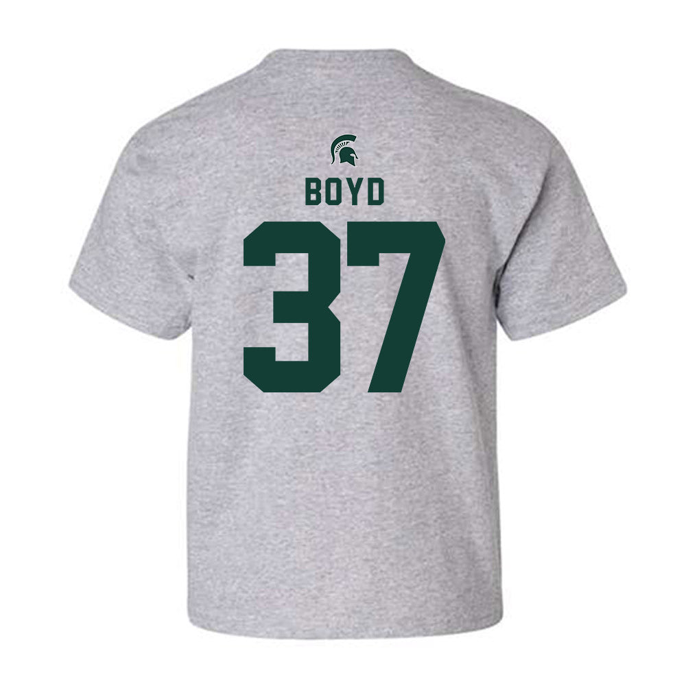 Michigan State - NCAA Football : Liam Boyd - Generic Shersey Youth T-Shirt-1