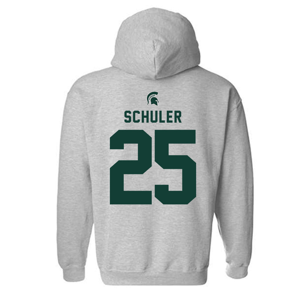 Michigan State - NCAA Softball : Jacey Schuler - Generic Shersey Hooded Sweatshirt-1