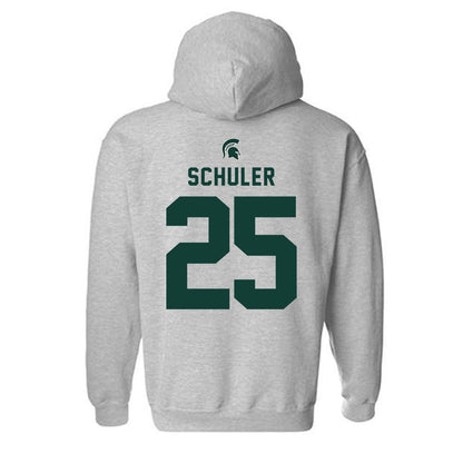Michigan State - NCAA Softball : Jacey Schuler - Generic Shersey Hooded Sweatshirt-1