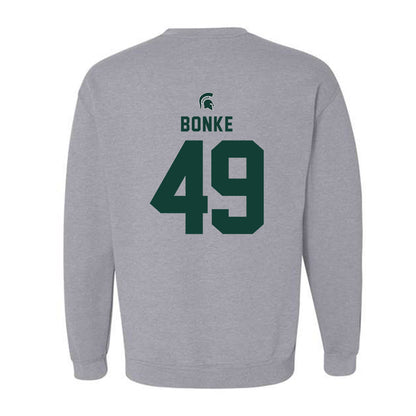 Michigan State - NCAA Men's Basketball : Anton Bonke - Generic Shersey Crewneck Sweatshirt-1