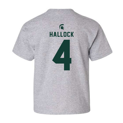 Michigan State - NCAA Women's Basketball : Theryn Hallock - Generic Shersey Youth T-Shirt
