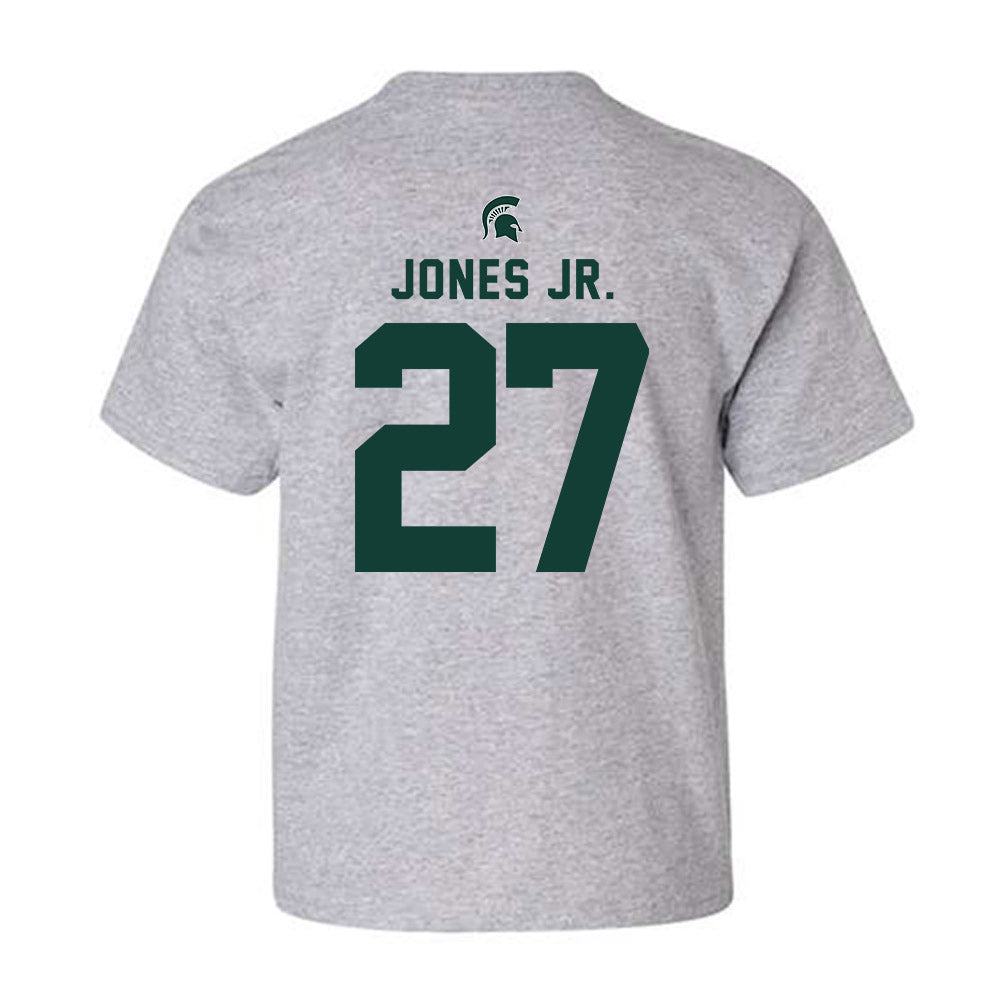 Michigan State - NCAA Football : Darrin Jones Jr. - Generic Shersey Youth T-Shirt-1