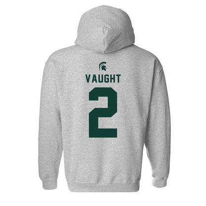 Michigan State - NCAA Football : Devin Vaught - Generic Shersey Hooded Sweatshirt-1