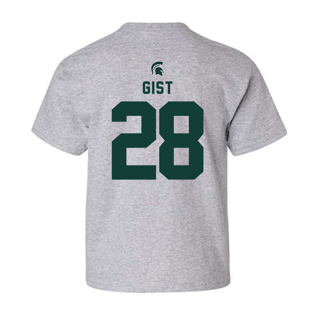 Michigan State - NCAA Football : Zion Gist - Generic Shersey Youth T-Shirt-1