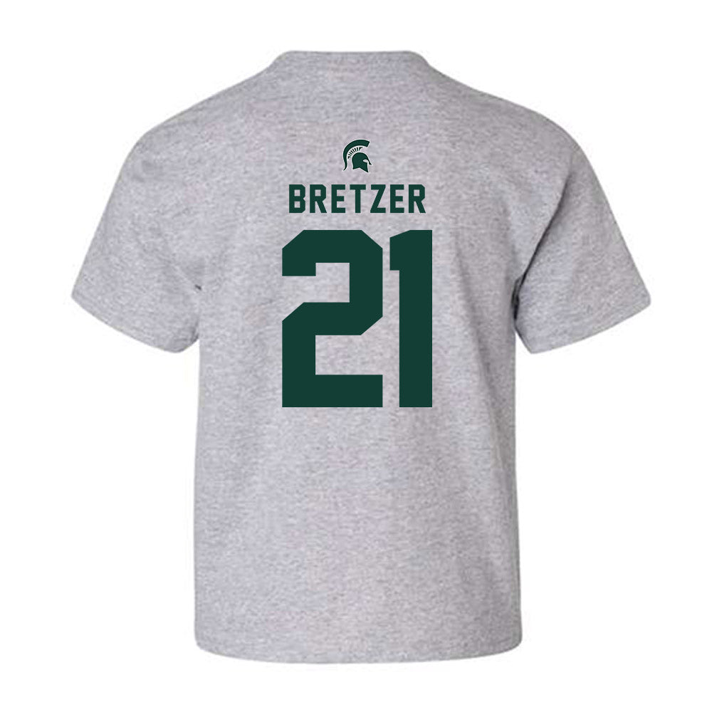 Michigan State - NCAA Women's Soccer : Eden Bretzer - Generic Shersey Youth T-Shirt-1