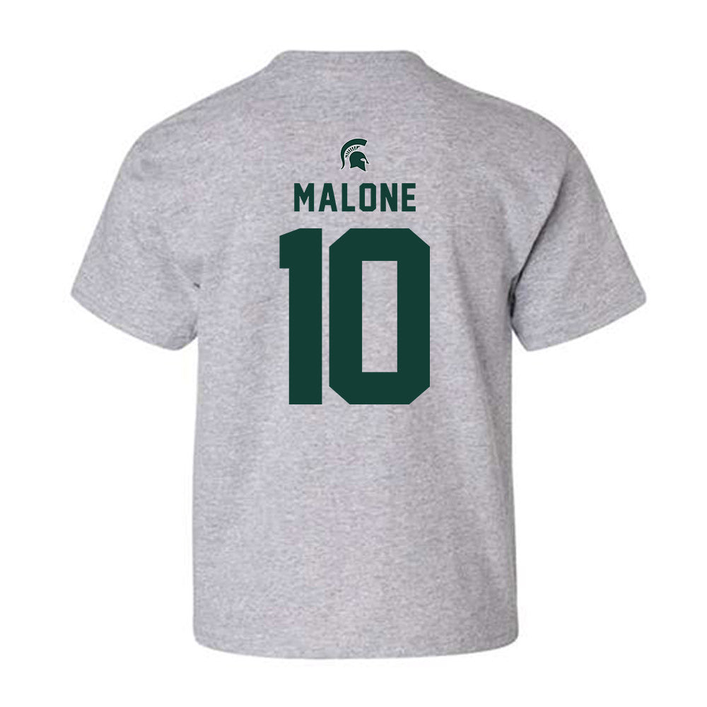 Michigan State - NCAA Football : DiMari Malone - Generic Shersey Youth T-Shirt-1